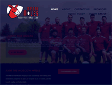 Tablet Screenshot of moscowrugby.com